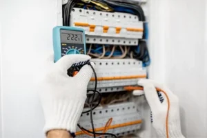 electrician-fresno-california-testing-electrical-panel